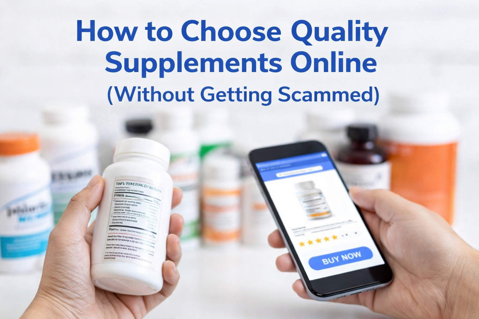 How to Choose Quality Supplements Online