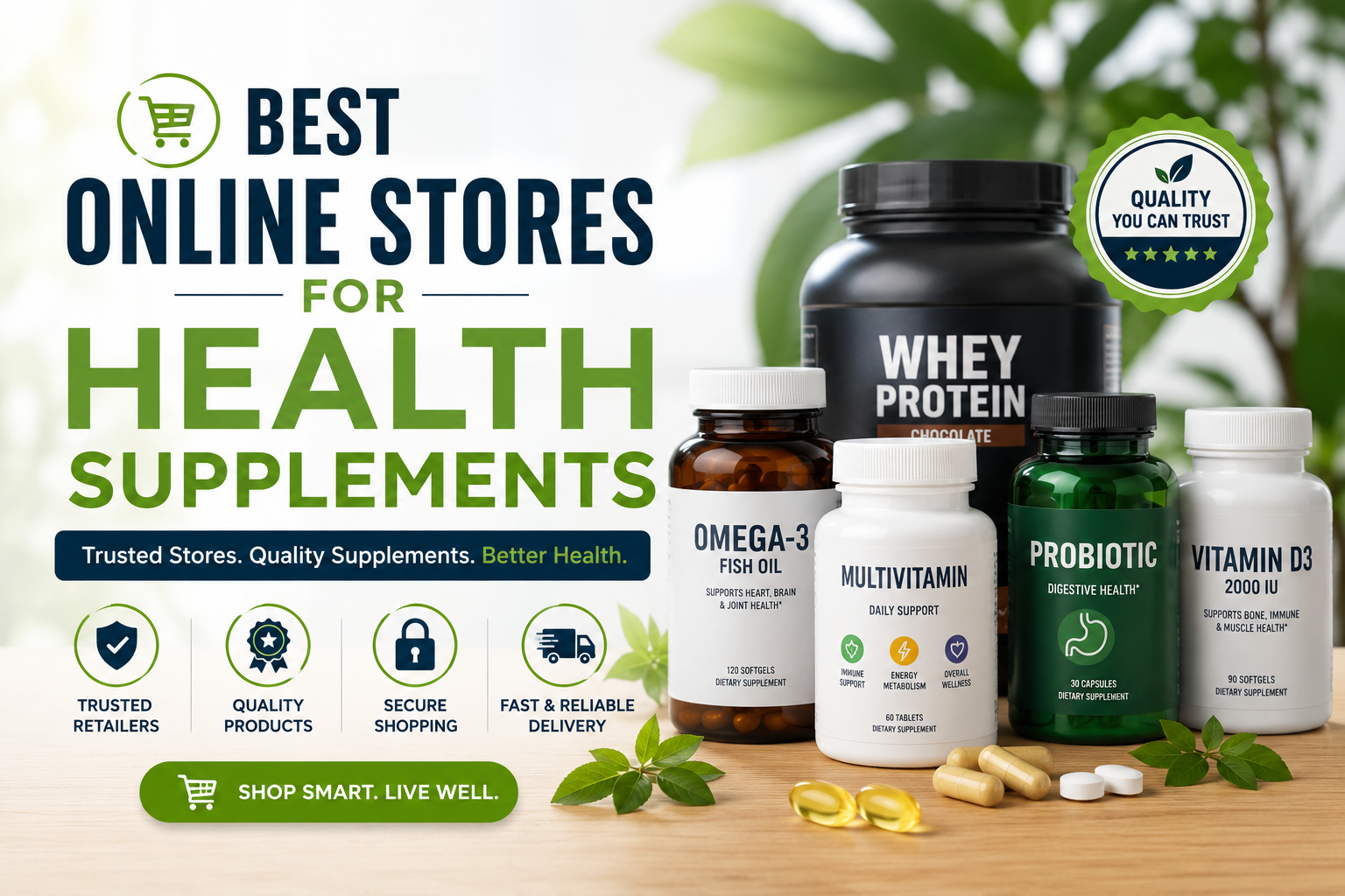 Best Online Stores for Health Supplements in 2026
