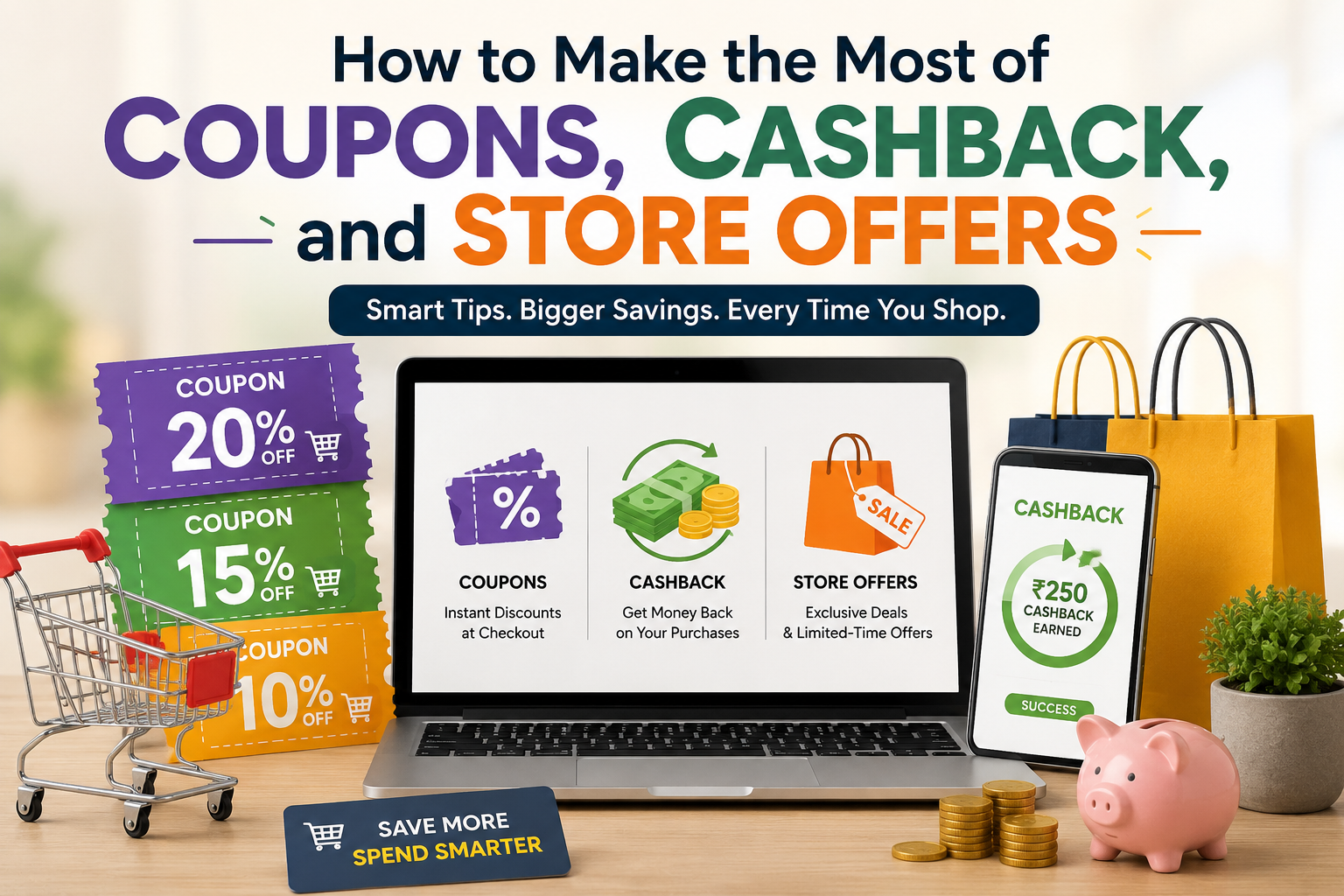 How to Make the Most of Coupons, Cashback, and Store Offers