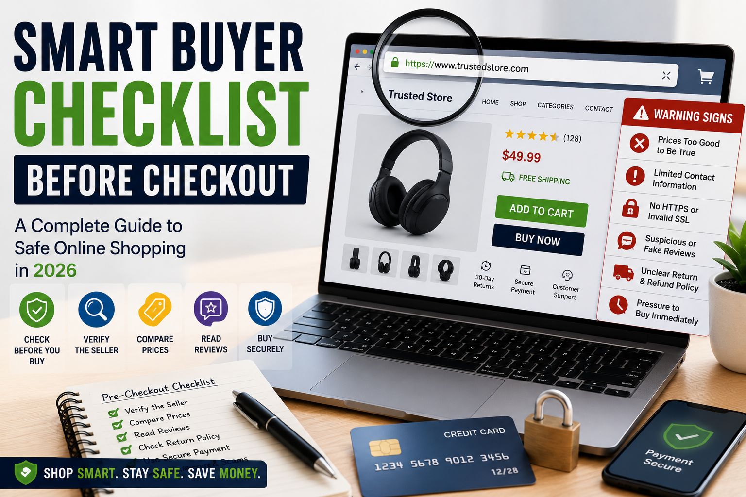 Smart Buyer Checklist Before Checkout: A Complete Guide to Safe Online Shopping in 2026
